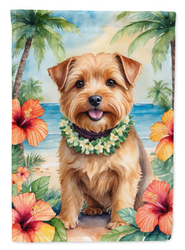 Norfolk Terrier Luau House Flag