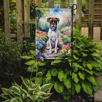 Boxer Spring Path Garden Flag