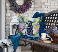 Neapolitan Mastiff Spring Path Throw Pillow