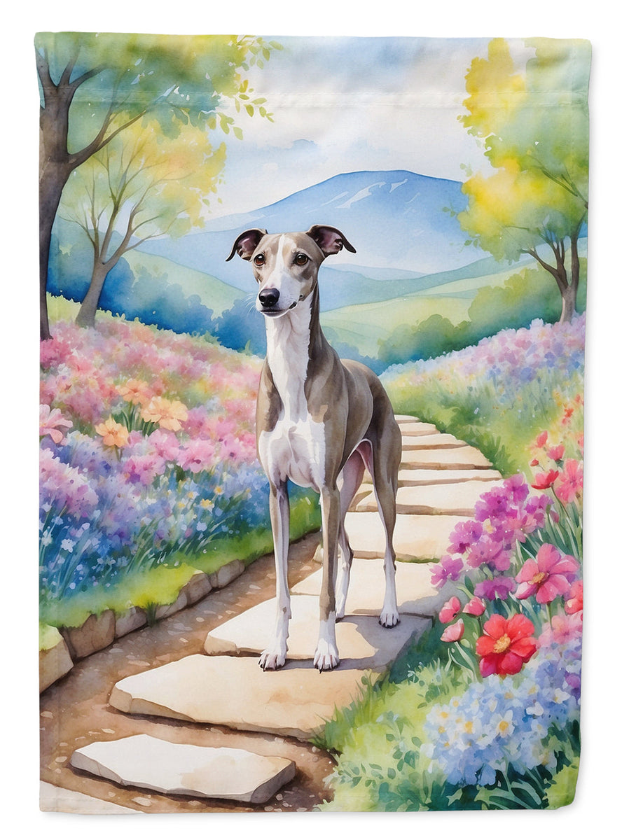 Whippet Spring Path House Flag DAC6733CHF| If It's Flags