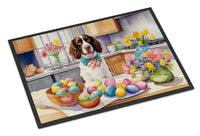 Decorating Easter English Springer Spaniel Doormat