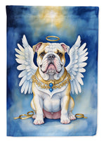 English Bulldog My Angel House Flag