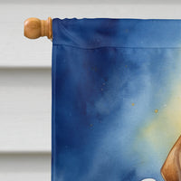 English Foxhound My Angel House Flag