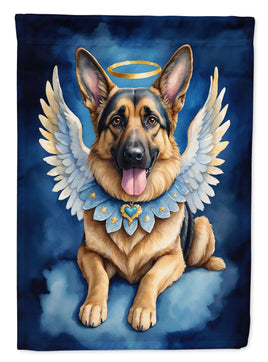German Shepherd My Angel House Flag