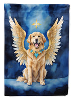 Golden Retriever My Angel House Flag