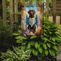 Chocolate Labrador Retriever My Angel Garden Flag