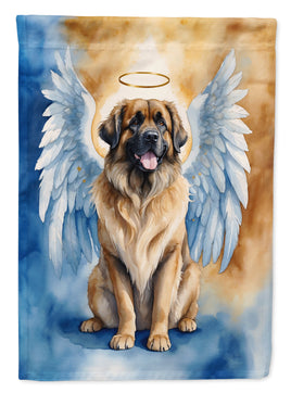Leonberger My Angel House Flag