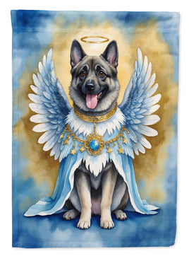 Norwegian Elkhound My Angel House Flag