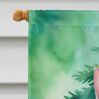Foldex Exotic Fold Cat By the Christmas Tree House Flag