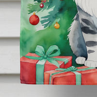 Foldex Exotic Fold Cat By the Christmas Tree House Flag
