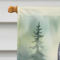 Great Gray Owl House Flag