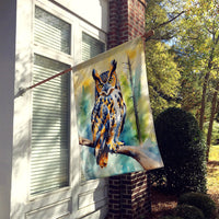 Great Horned Owl House Flag