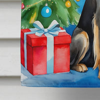 Afghan Hound Christmas Reindeer House Flag
