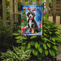 Bernedoodle Christmas Reindeer Garden Flag