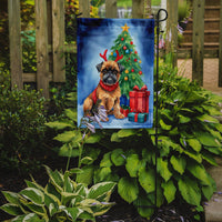 Brussels Griffon Christmas Reindeer Garden Flag