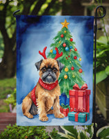 Brussels Griffon Christmas Reindeer Garden Flag