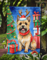 Cairn Terrier Christmas Reindeer Garden Flag