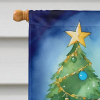 Dandie Dinmont Terrier Christmas Reindeer House Flag