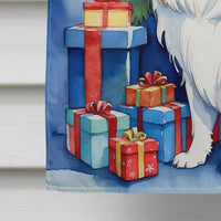 Japanese Chin Christmas Reindeer House Flag