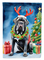 Neapolitan Mastiff Christmas Reindeer House Flag