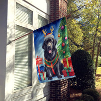 Newfoundland Christmas Reindeer House Flag