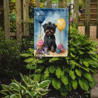 Affenpinscher Happy Birthday Garden Flag