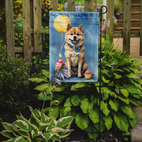 Akita Happy Birthday Garden Flag