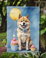 Akita Happy Birthday Garden Flag