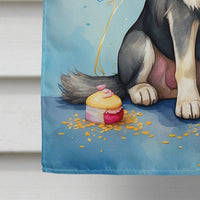 Alaskan Klee Kai Happy Birthday House Flag