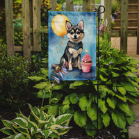 Alaskan Klee Kai Happy Birthday Garden Flag