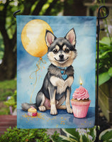 Alaskan Klee Kai Happy Birthday Garden Flag