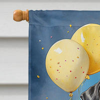Dalmatian Happy Birthday House Flag