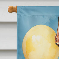 Doberman Pinscher Happy Birthday House Flag