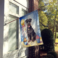 Kerry Blue Terrier Happy Birthday House Flag