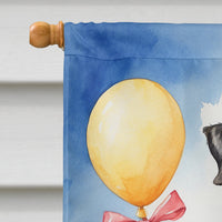 Kerry Blue Terrier Happy Birthday House Flag