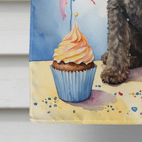 Kerry Blue Terrier Happy Birthday House Flag