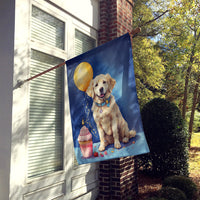 Kuvasz Happy Birthday House Flag