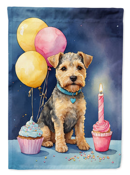 Lakeland Terrier Happy Birthday House Flag