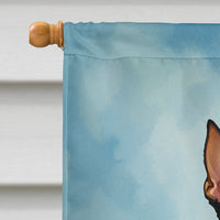 Miniature Pinscher Happy Birthday House Flag