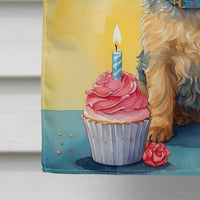Norwich Terrier Happy Birthday House Flag
