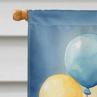 Old English Sheepdog Happy Birthday House Flag