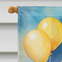 Alaskan Malamute Happy Birthday House Flag