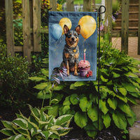 Australian Cattle Dog Happy Birthday Garden Flag