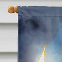 Basset Hound Happy Birthday House Flag