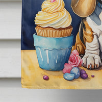 Basset Hound Happy Birthday House Flag