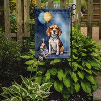 Beagle Happy Birthday Garden Flag