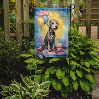 Bedlington Terrier Happy Birthday Garden Flag