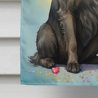 Belgian Sheepdog Happy Birthday House Flag