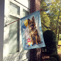 Belgian Tervuren Happy Birthday House Flag