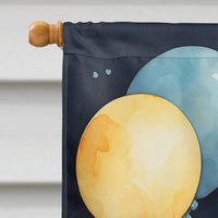 Bichon Frise Happy Birthday House Flag